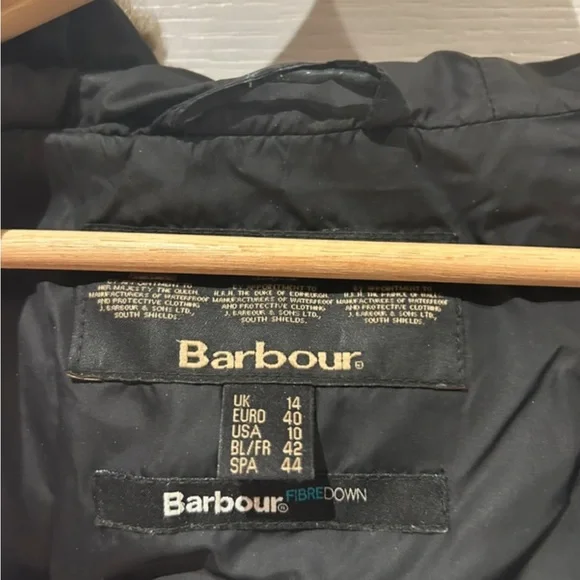 Barbour Women's Black Puffer Jacket